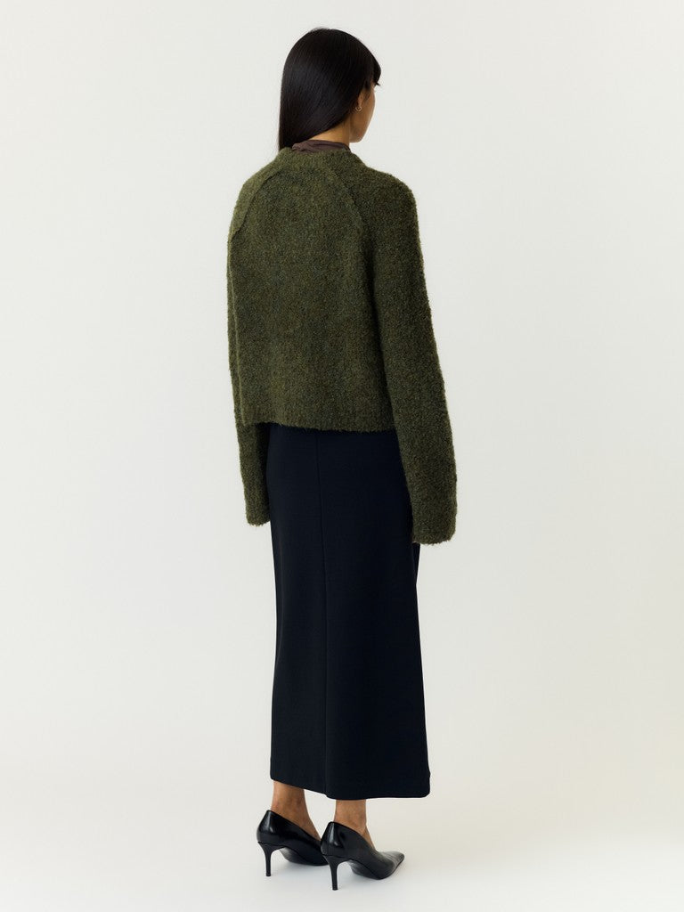 "YASPLYRA" LS KNIT ZIP CARDIGAN