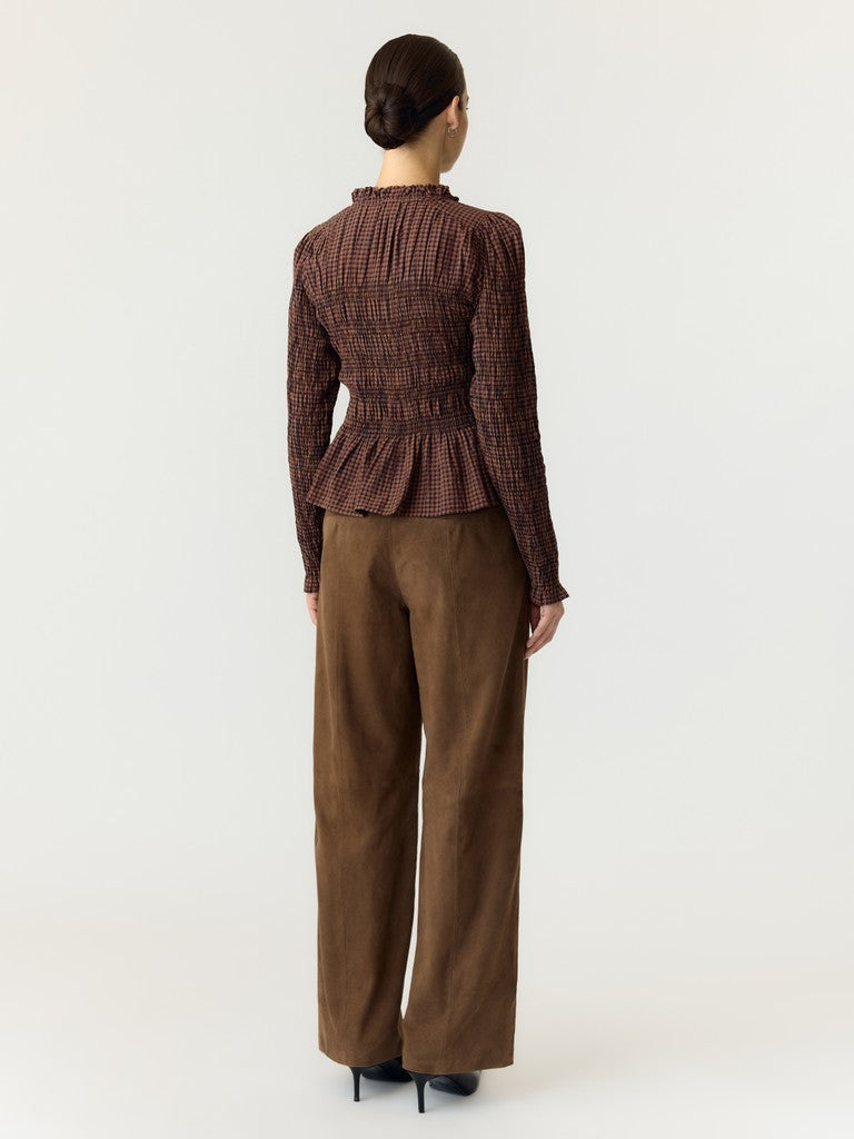 "YASNOTA" LS SMOCK TOP S.