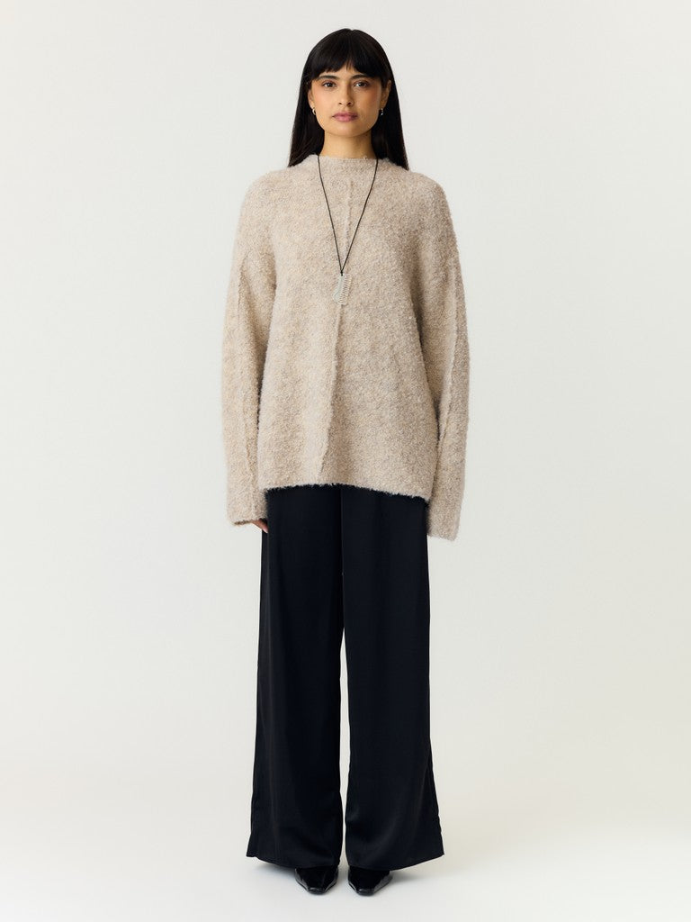 "YASPLIRA" LS HIGH NECK PULLOVER NOOS