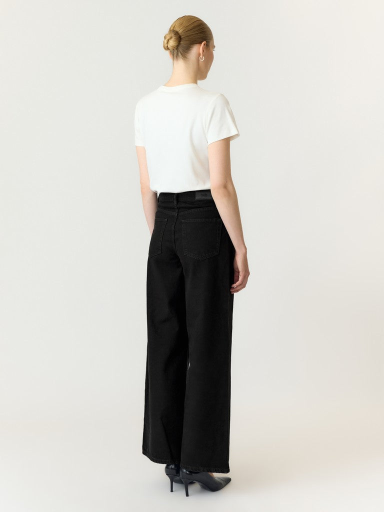 "YASBEA" HW WIDE JEANS