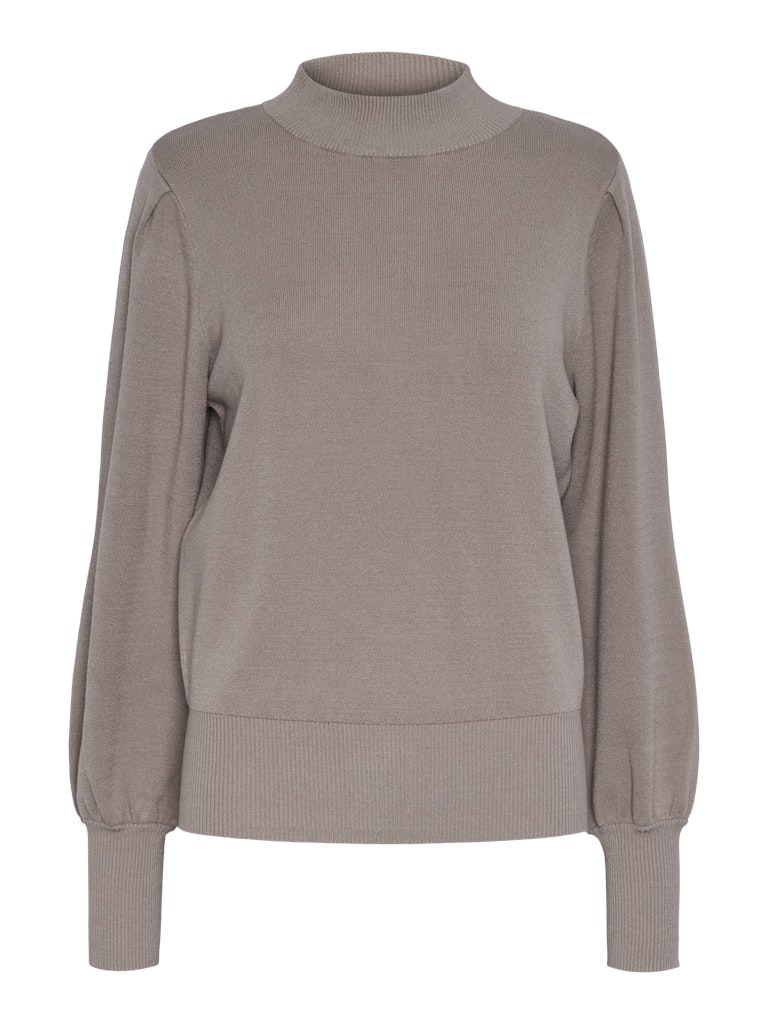 YAS "Fonny" Knit Pullover Fungi