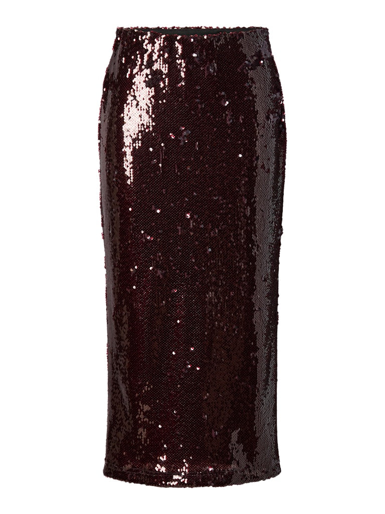 YAS "Royalina" Sequin Ankle Skirt
