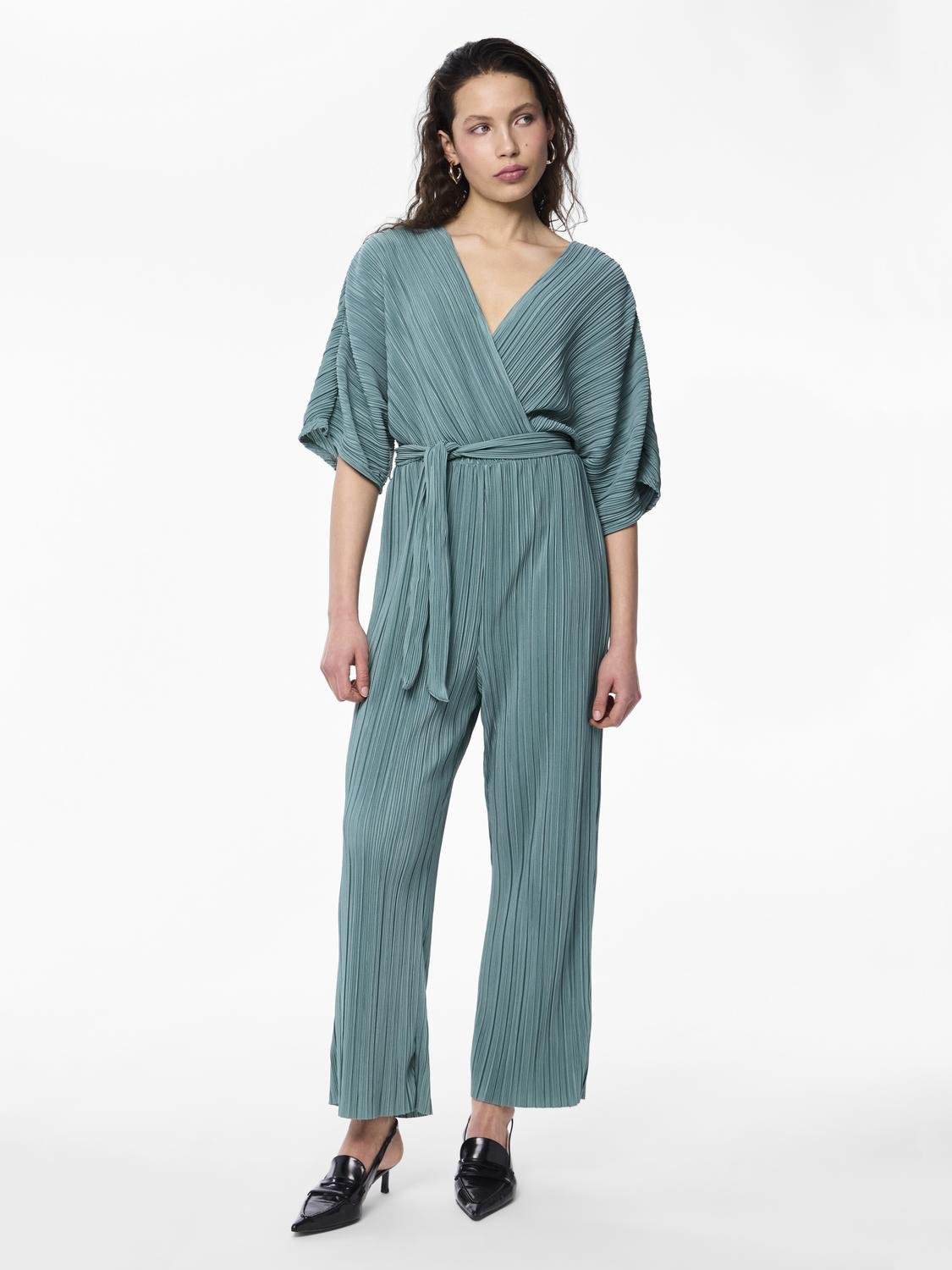 YAS "Olinda" Ankle Jumpsuit grün