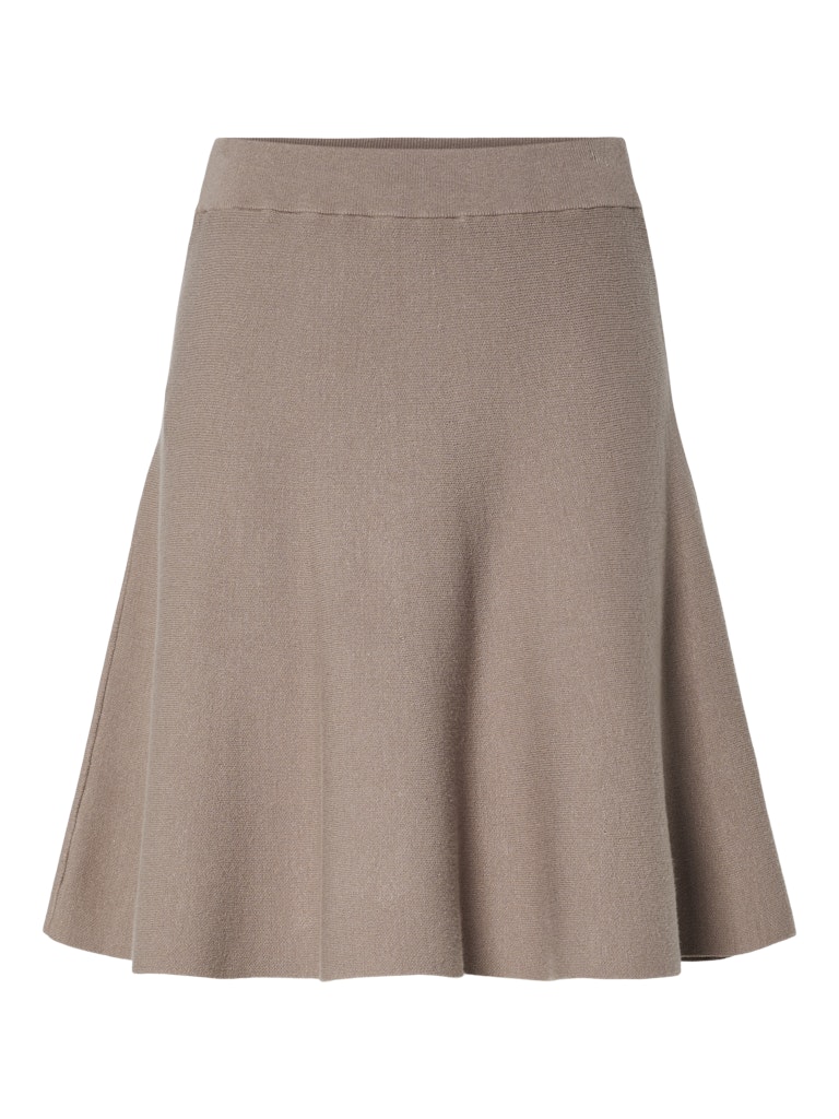 YAS "Fonny" Knit Skirt beige