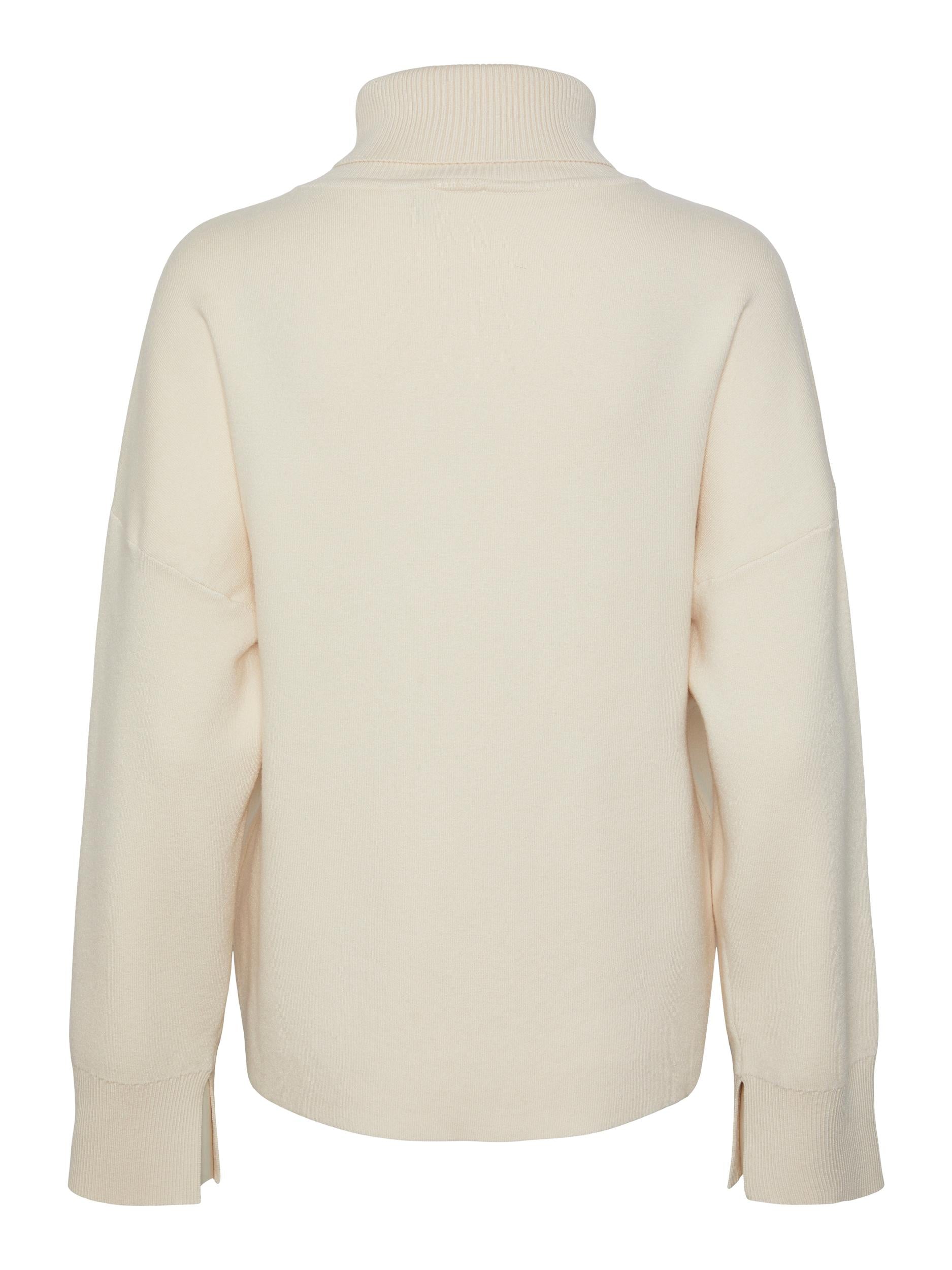 YAS "Fixi" Knit Pullover birch