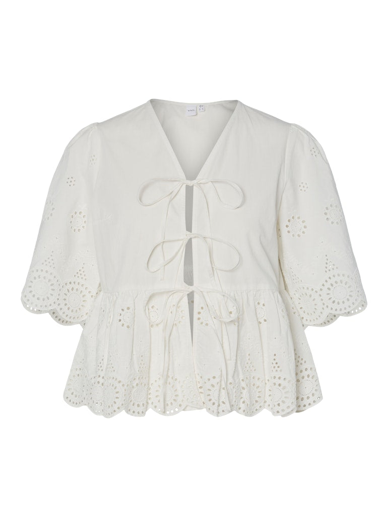 "YASCORNELIA" 2/4 TIE TOP S. NOOS weiss