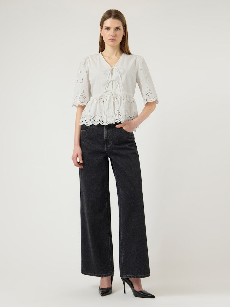 "YASCORNELIA" 2/4 TIE TOP S. NOOS weiss