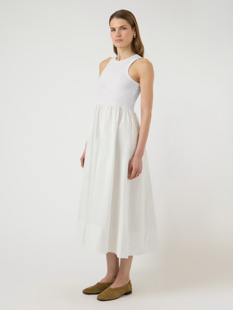"YASMIRI" SL LONG DRESS S. NOOS weiss