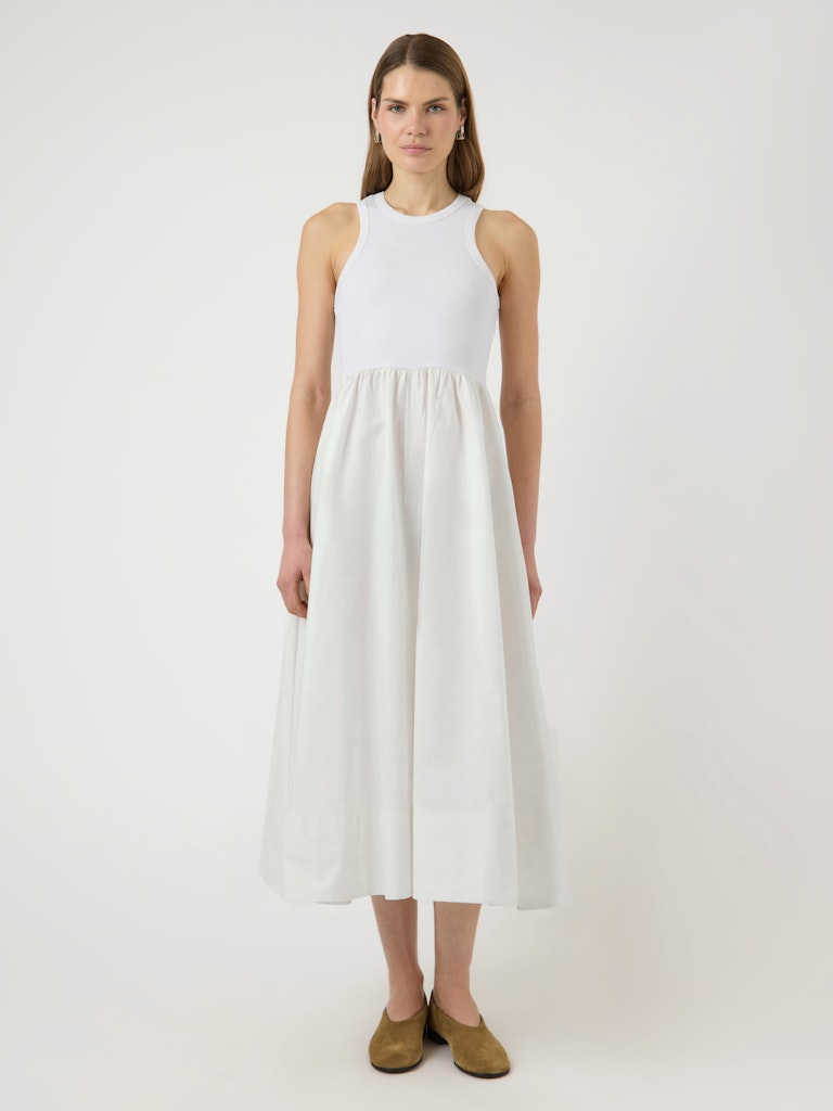 "YASMIRI" SL LONG DRESS S. NOOS weiss