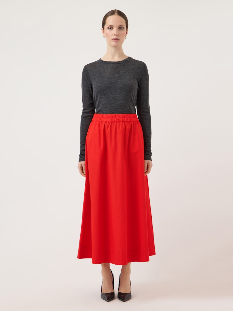 "YASCOLEA" HW ANKLE SKIRT S. NOOS