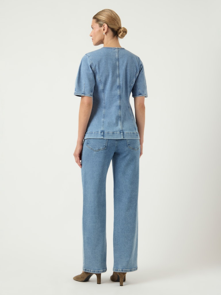 YASROSIE  Straight Jeans light blue