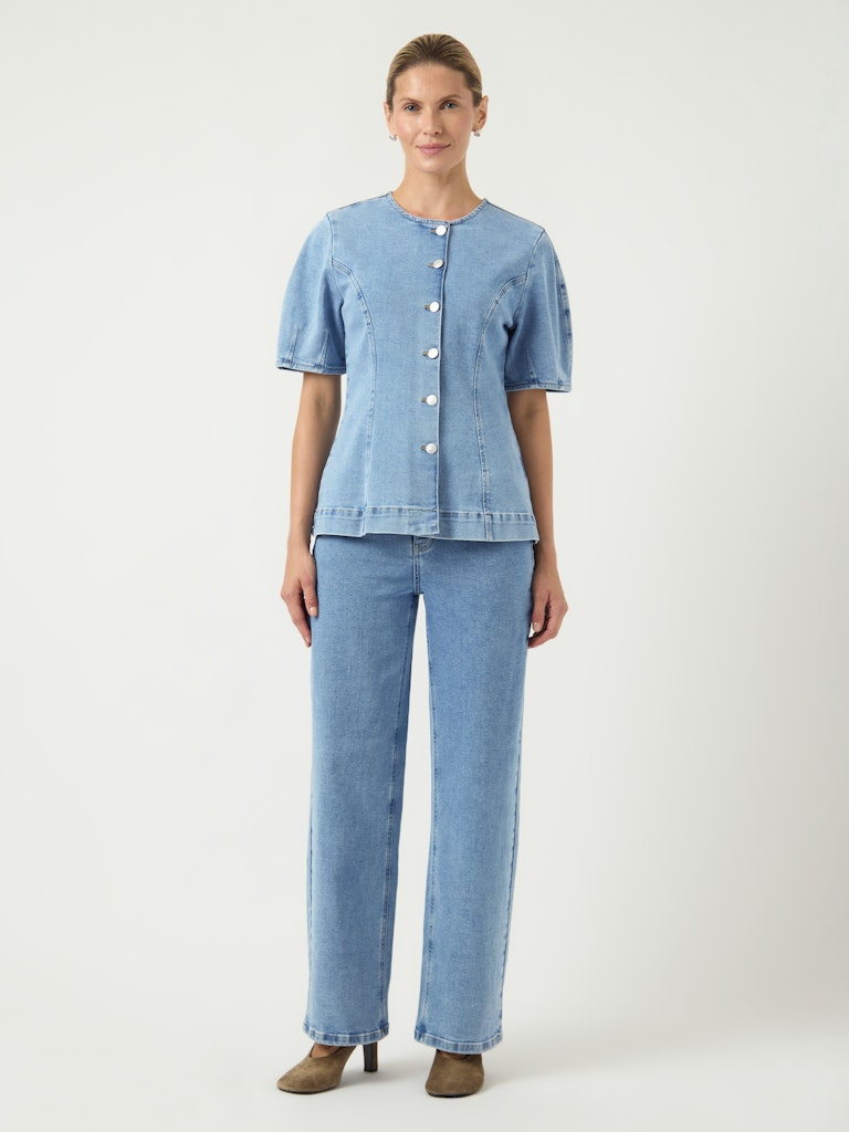 YASROSIE  Denim Top