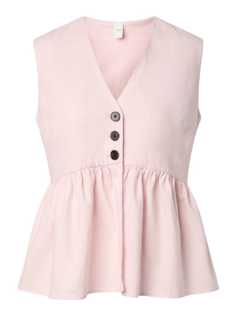 "YASTRIMA" SL LINEN BLEND TOP