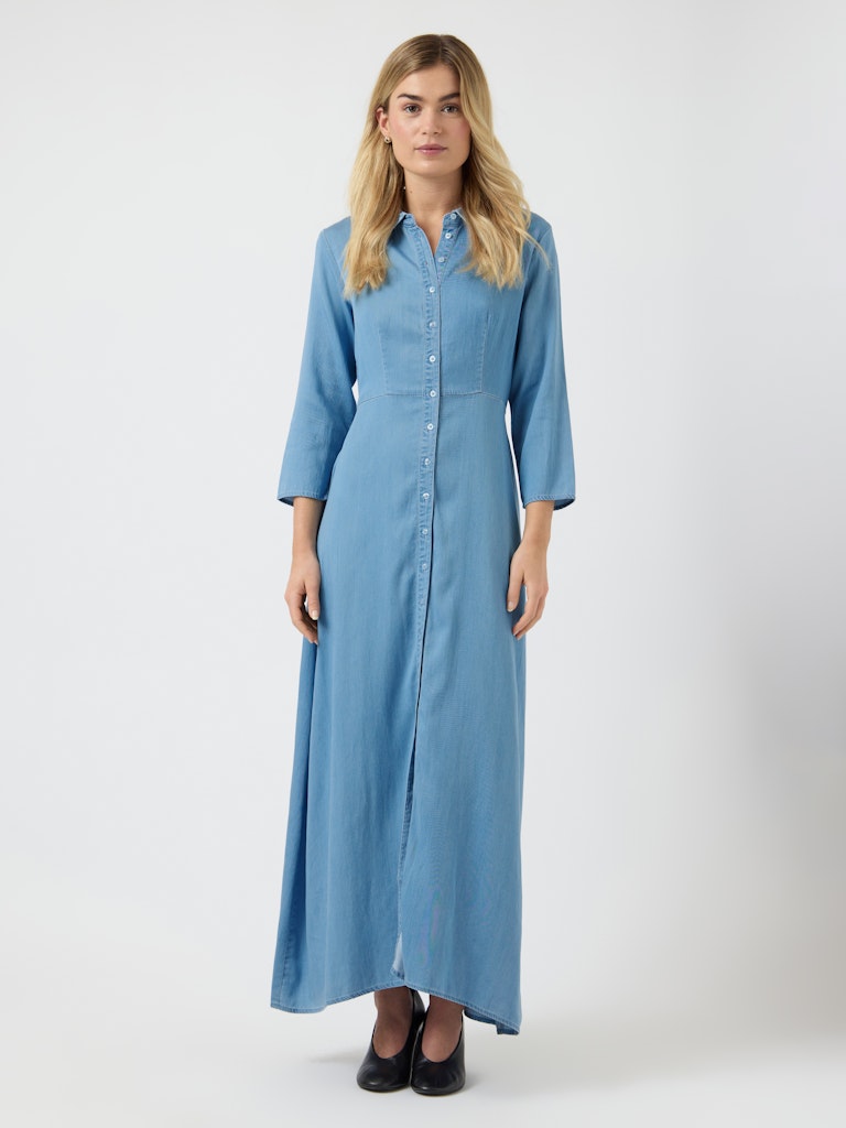 "YASSAVANNA" 3/4 LANGES CHAMBRAY-KLEID – EX