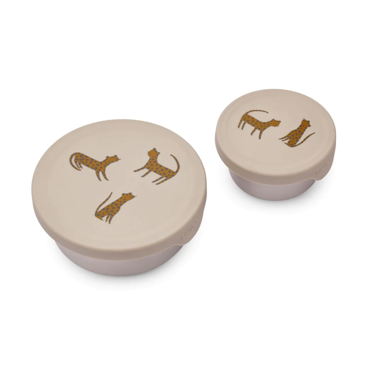 Liewood FIBY SNACKBOX SET LEOPARD / SANDY
