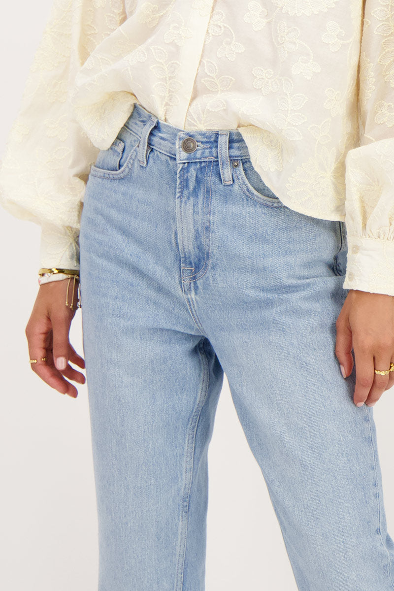 My Jewellery Blaue Jeans mit geradem Bein