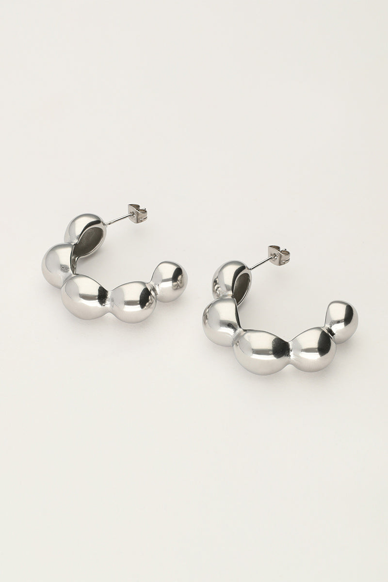 My Jewellery Bold große Creolen mit Kugeln silber