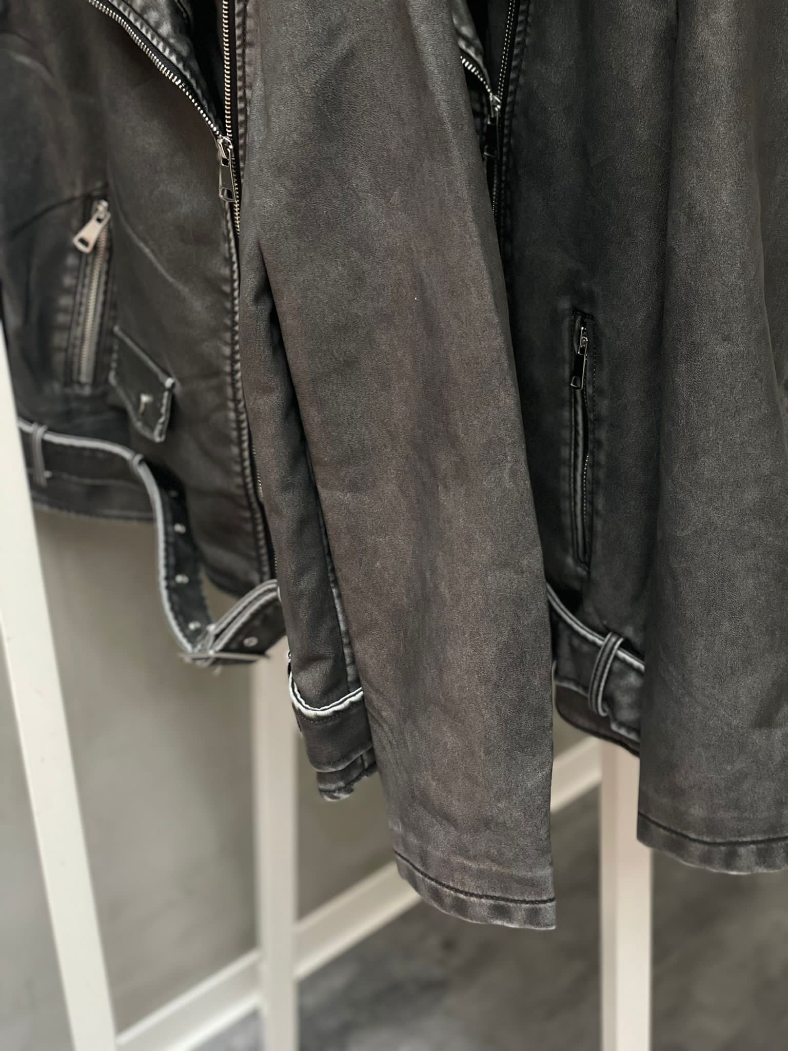 Minette Biker Lederjacke schwarz