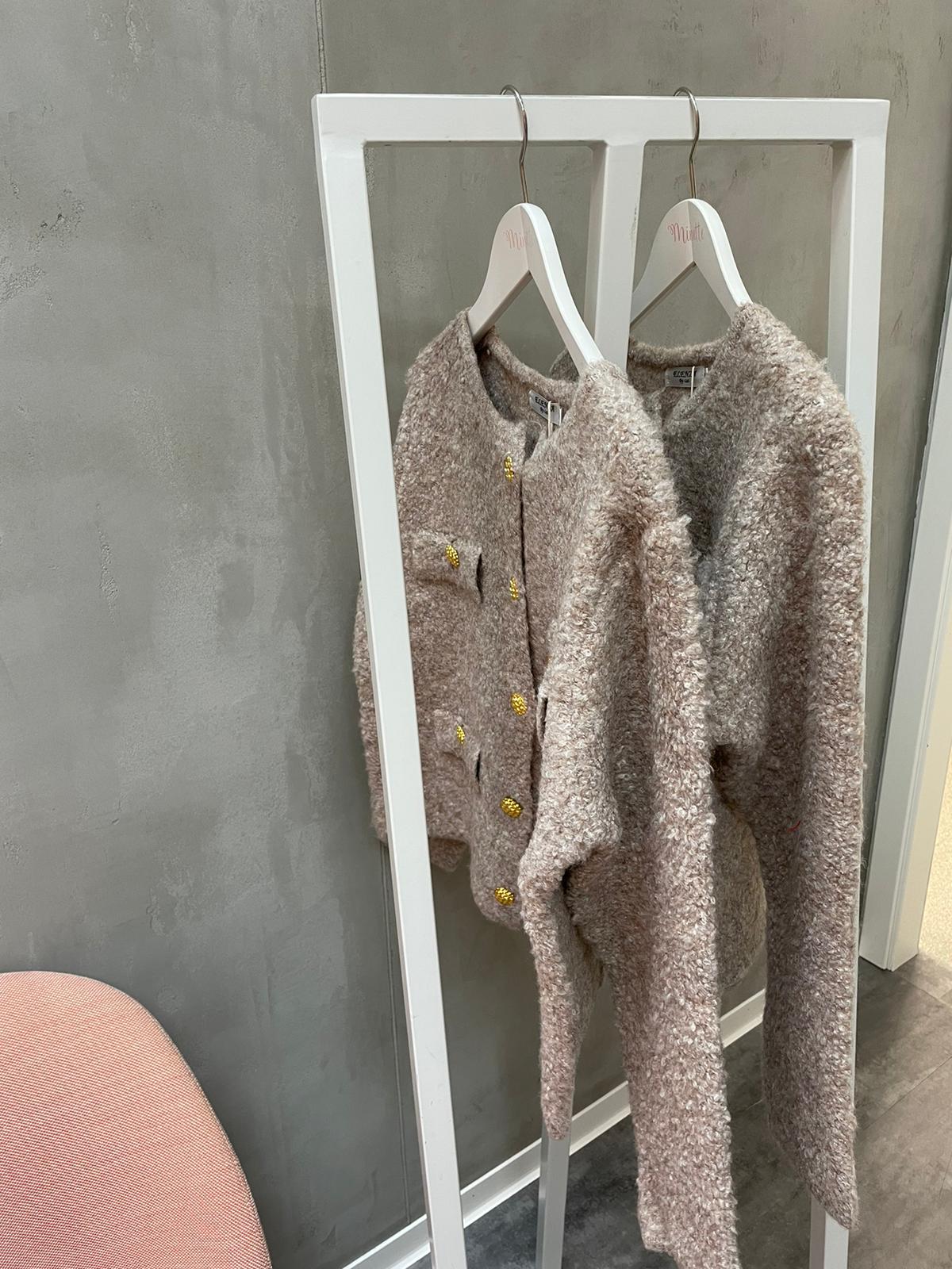 Minette Knit Cardigan beige