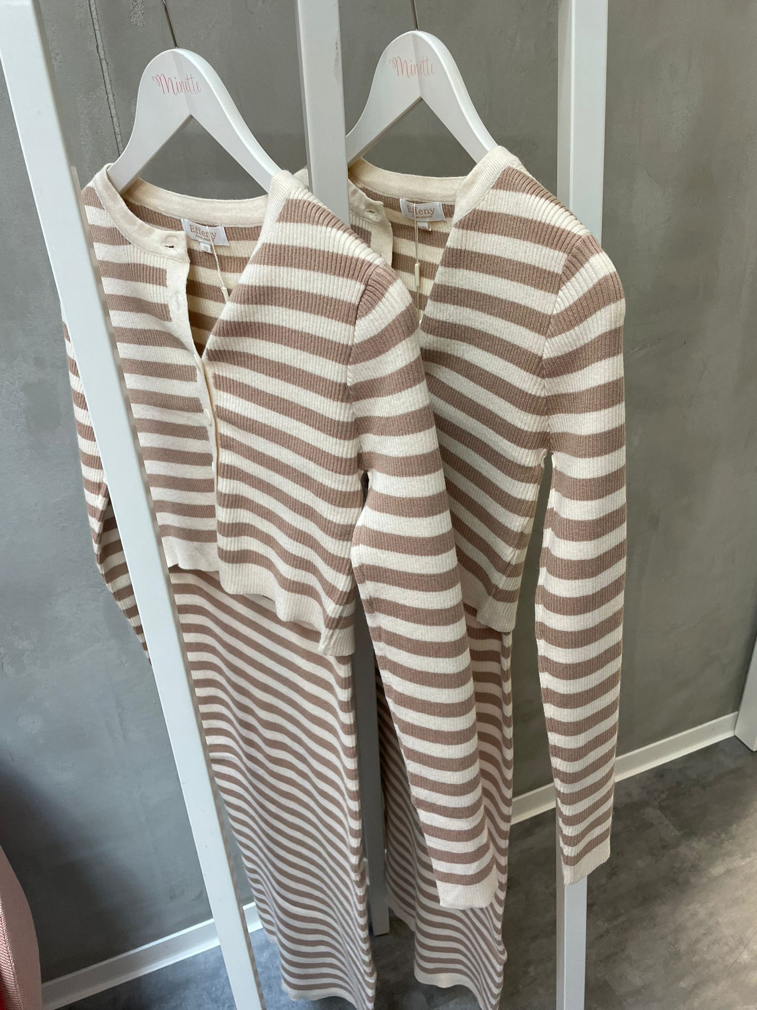 Minette Rock/ Cardigan Set