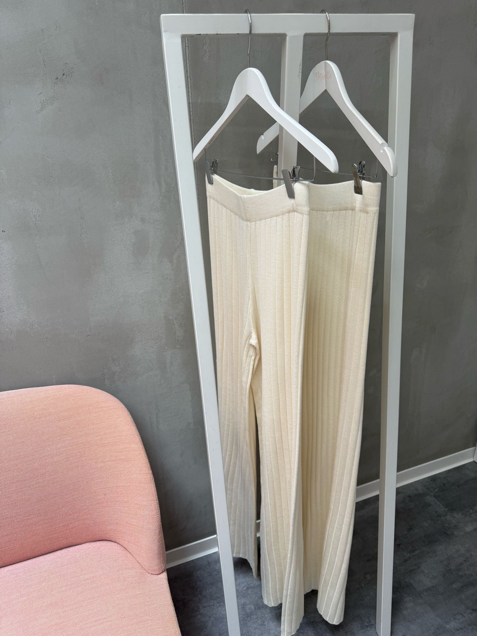 Minette Strickhose beige
