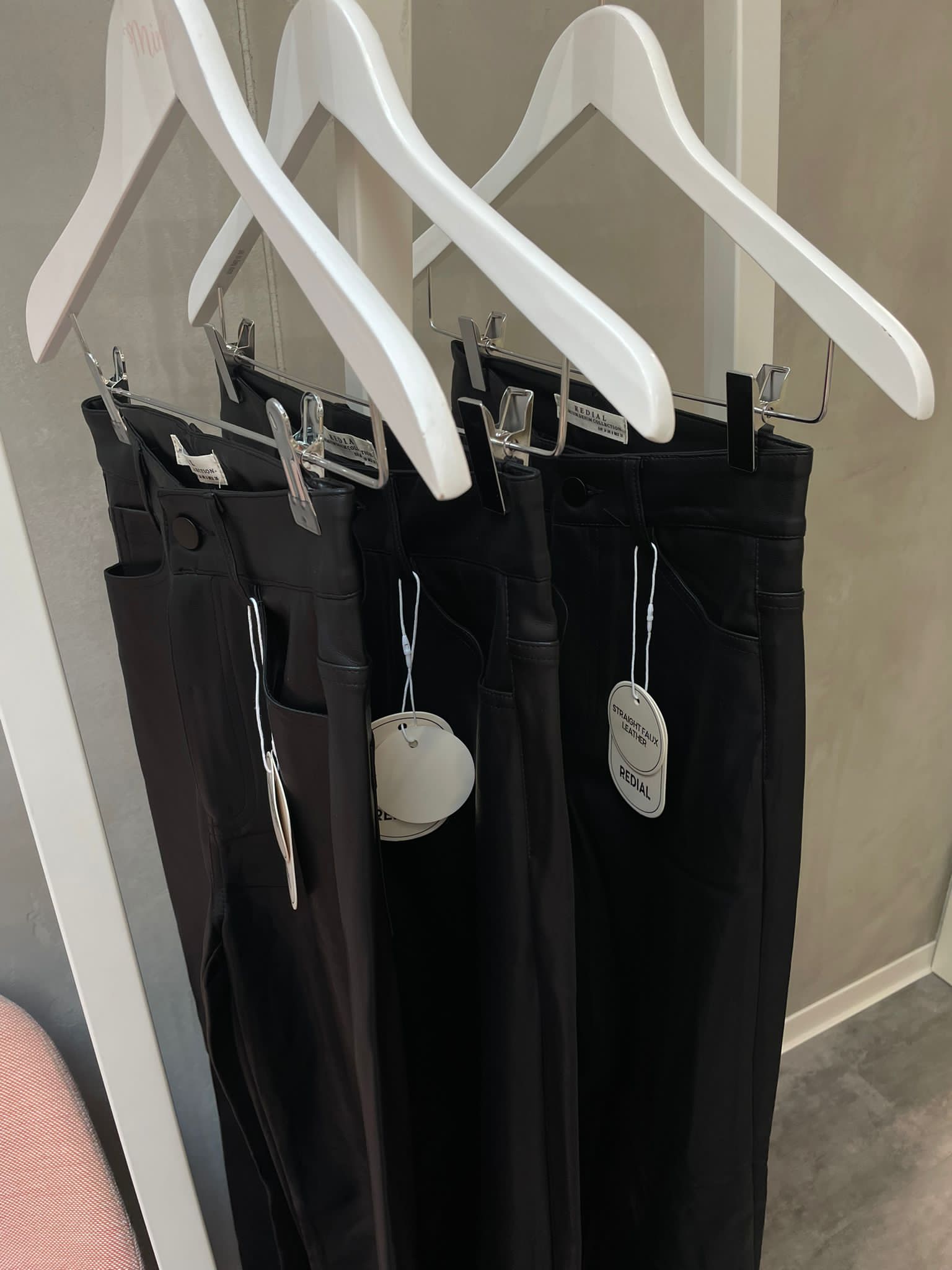 Minette Lederhose schwarz
