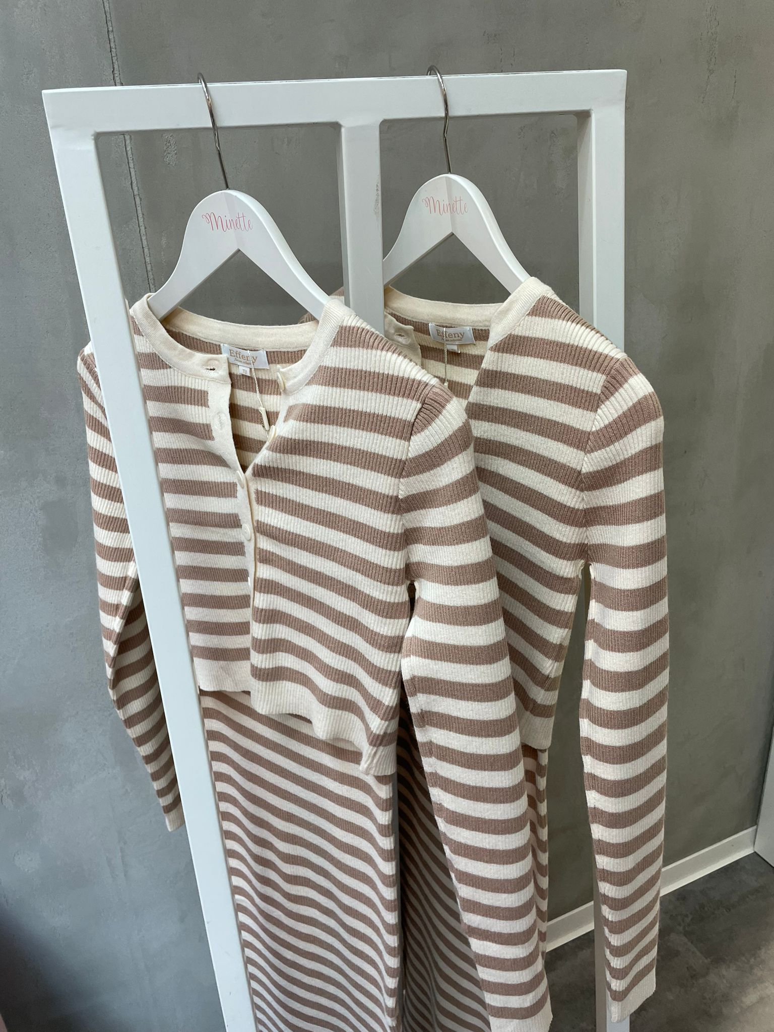 Minette Rock/ Cardigan Set