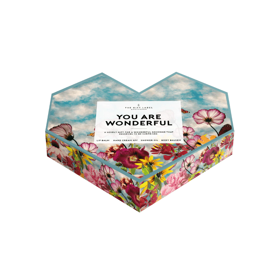 The Gift Label HEART SHAPED GIFT BOX - YOU ARE WONDERFUL
