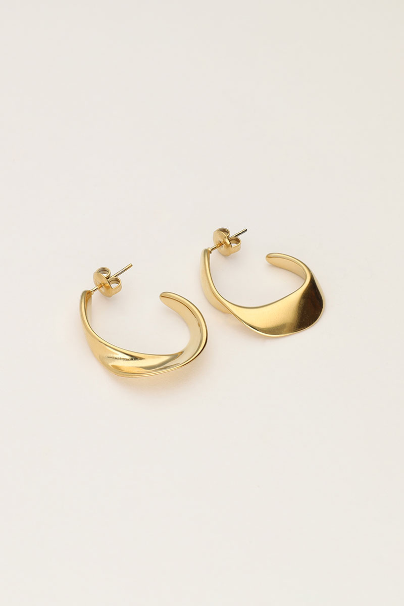 My Jewellery Bold dünne, offene, ovale Creolen