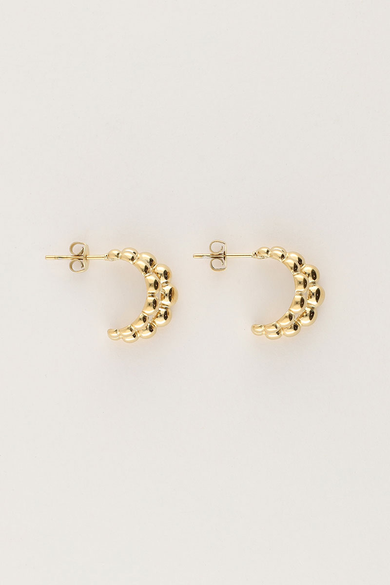 My Jewellery Bold doppelte Creolen mit Kugeln