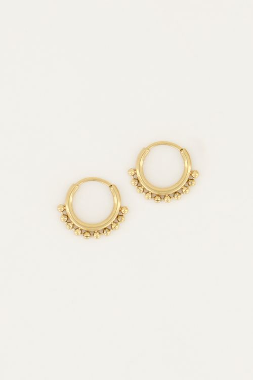 My Jewellery Ohrringe kleine Kugeln gold