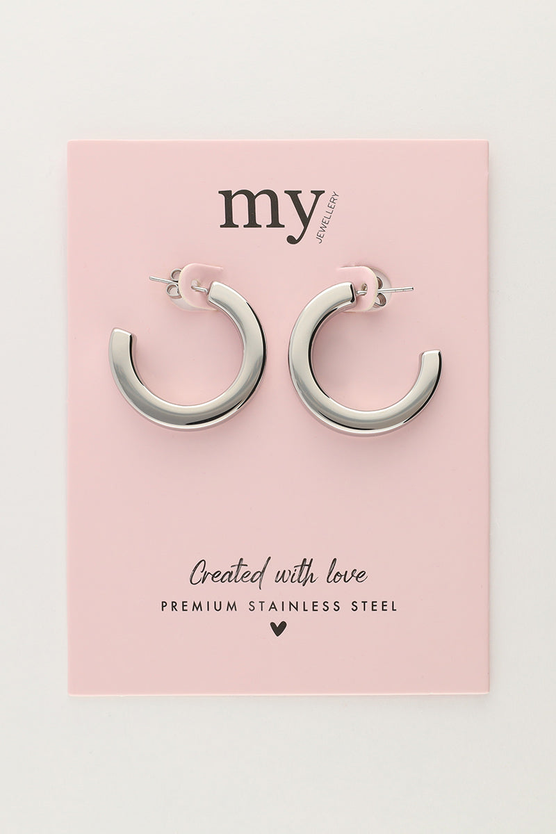 My Jewellery Ohrringe Offene, flache Creolen