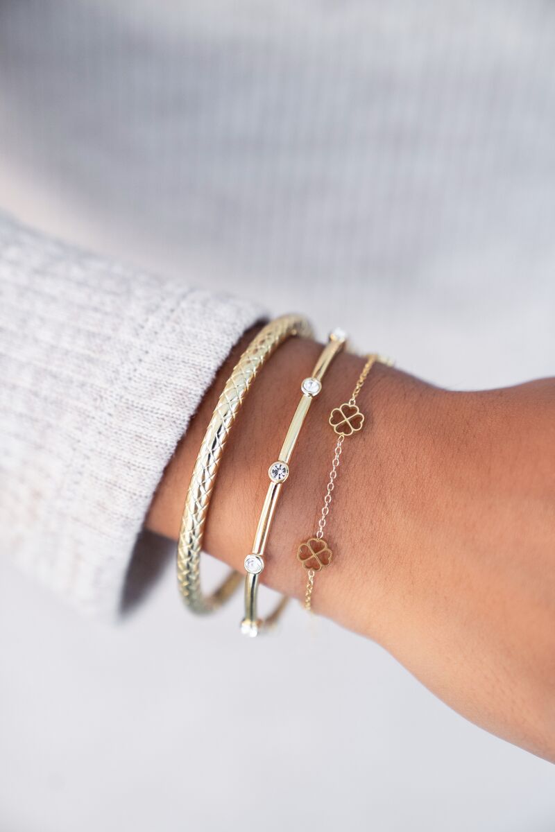 My Jewellery Armband mit Kleeblättern