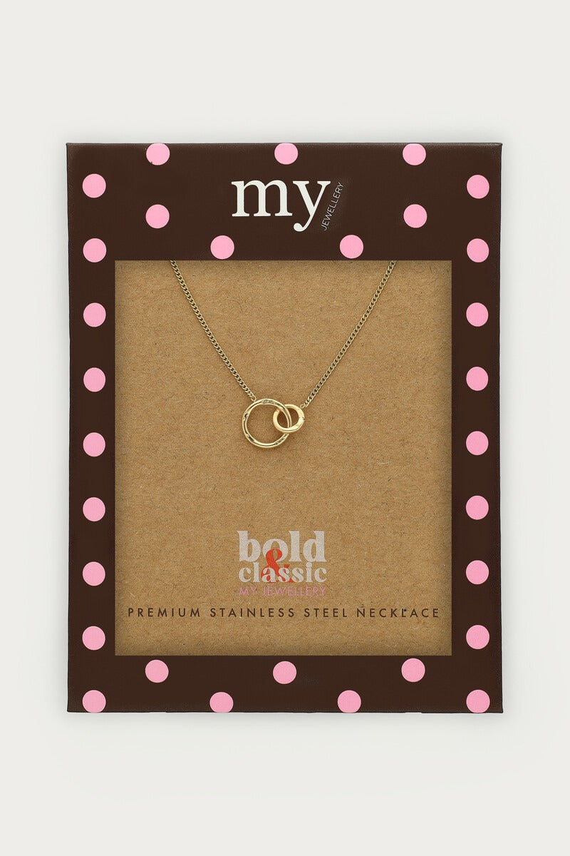 My Jewellery Bold minimalistische Kette mit offenen Kreisen