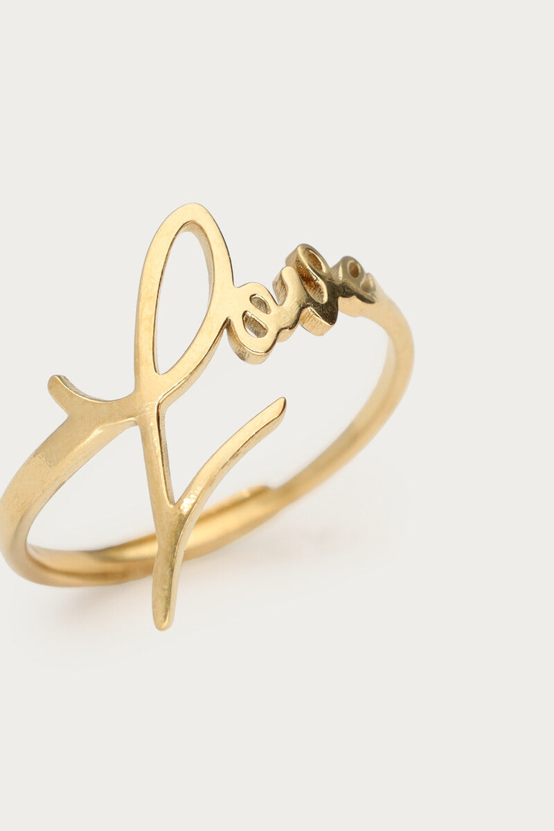 My Jewellery Bold Ring Love
