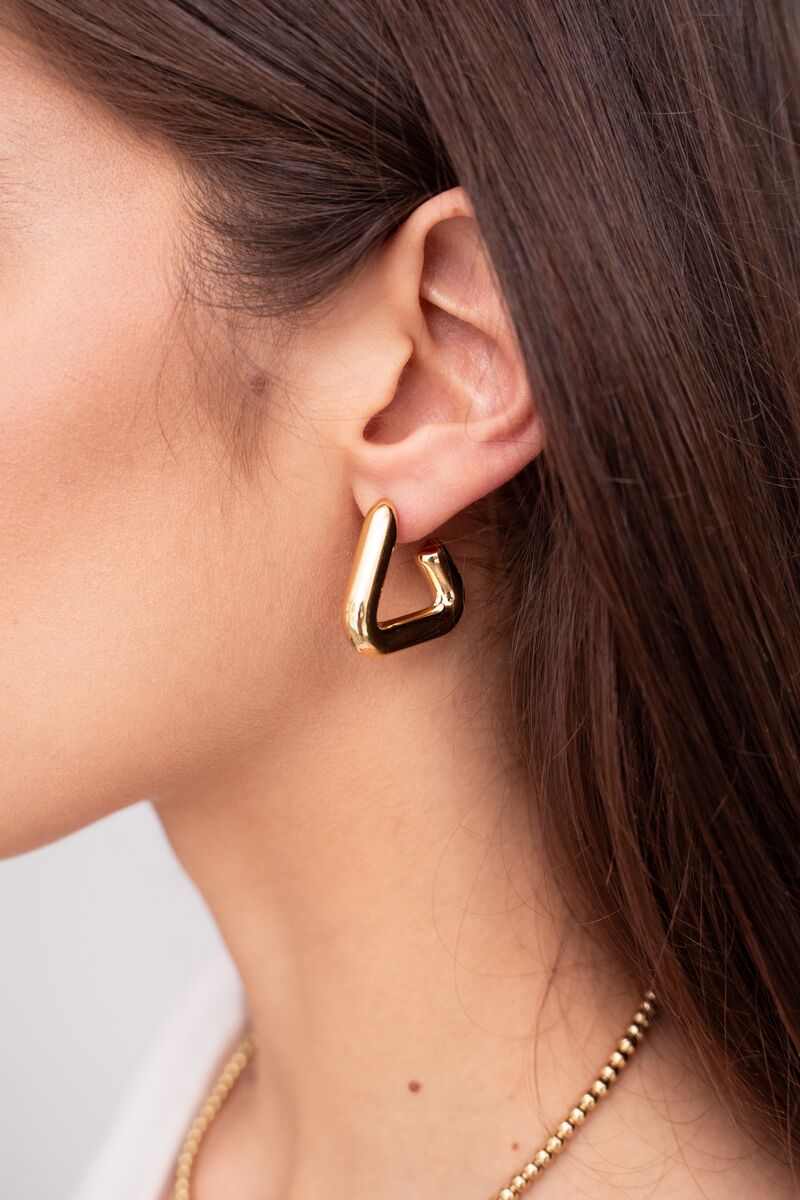 My Jewellery Bold Dreieck-Creolen gold