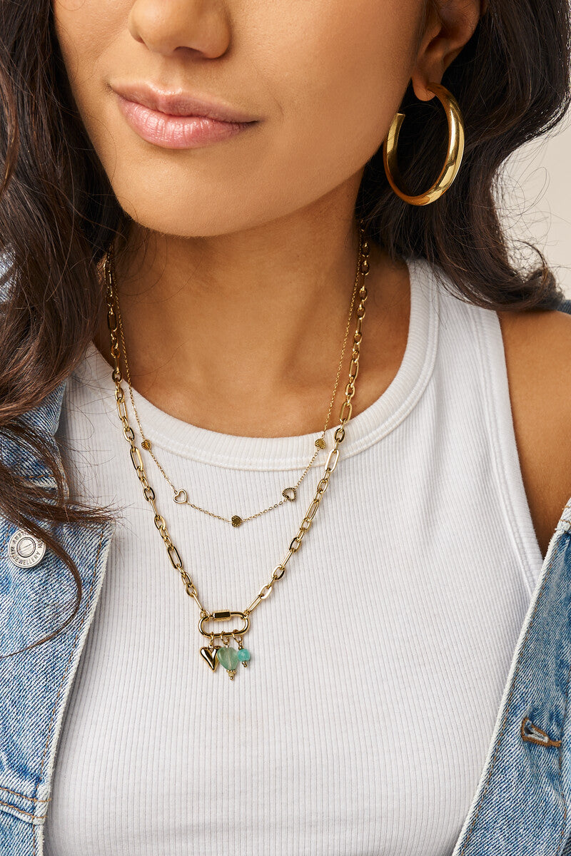 My Jewellery Botanical Kette mit offenen Herzen