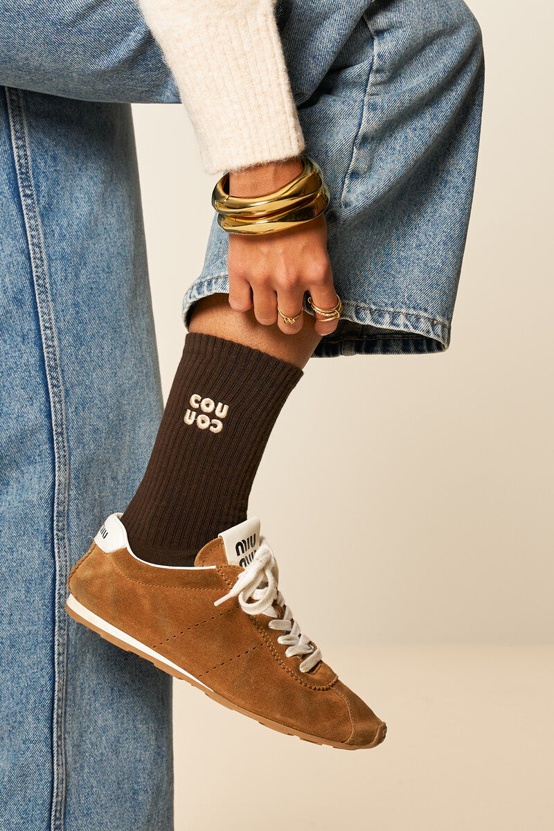 My Jewellery Dunkelbraunes Socken Set Cou Cou