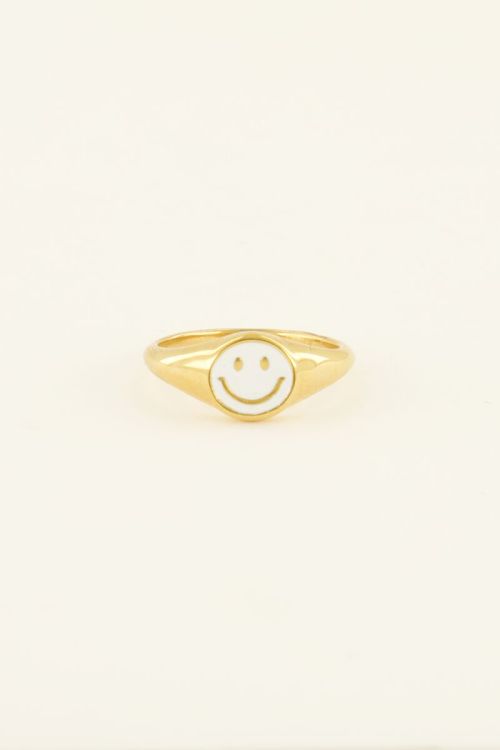 My Jewellery Goldener Smiley Ring
