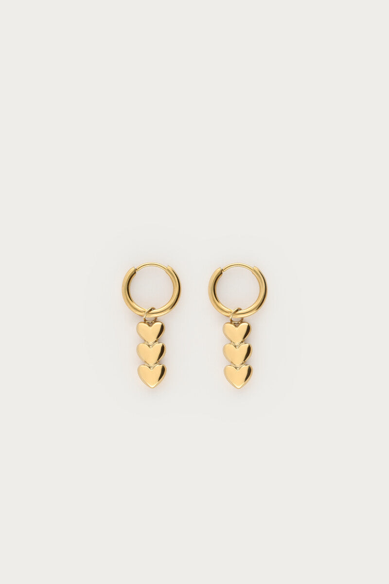 My Jewellery Ohrringe mit drei Herzen