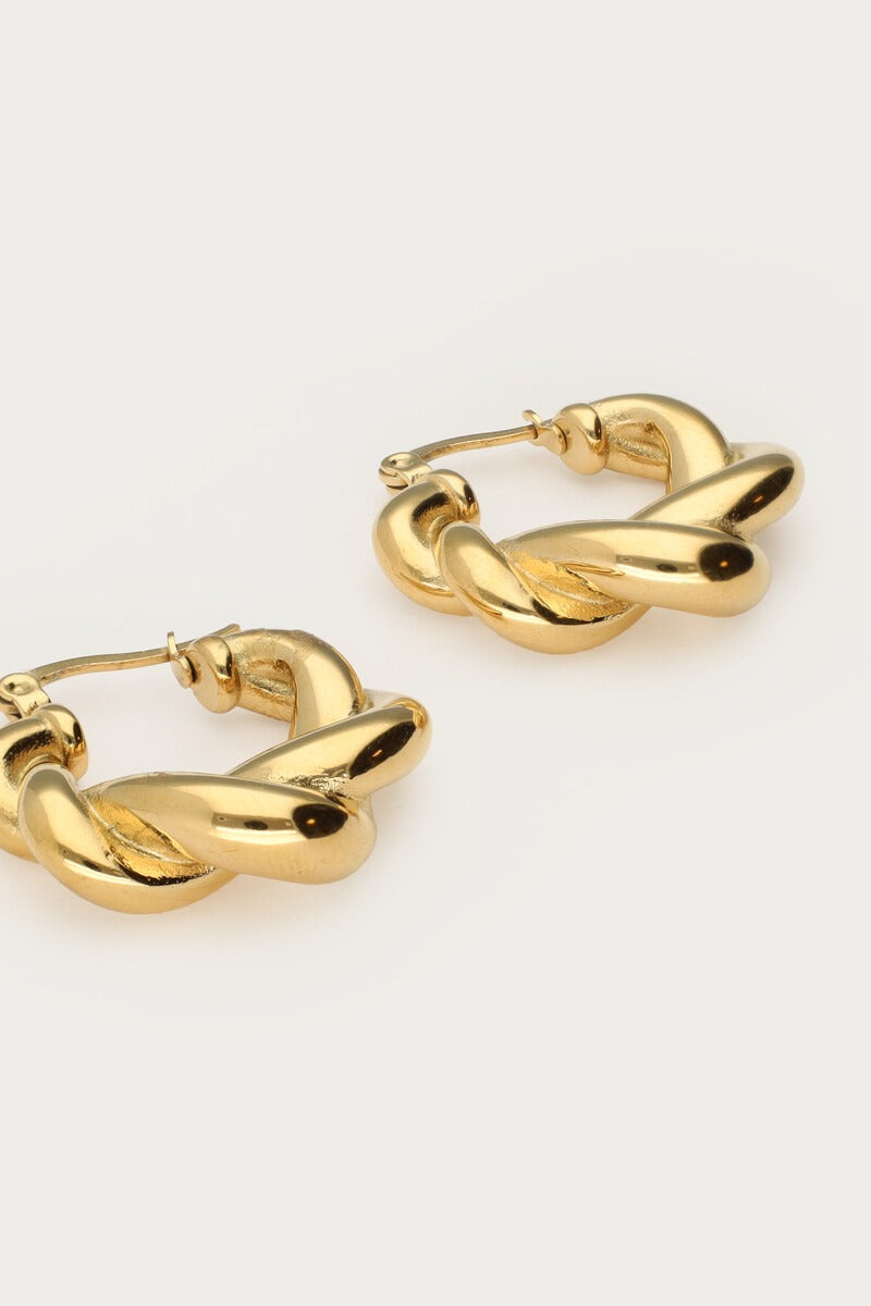 My Jewellery Iconic Ohrringe mit gedrehtem Muster gold