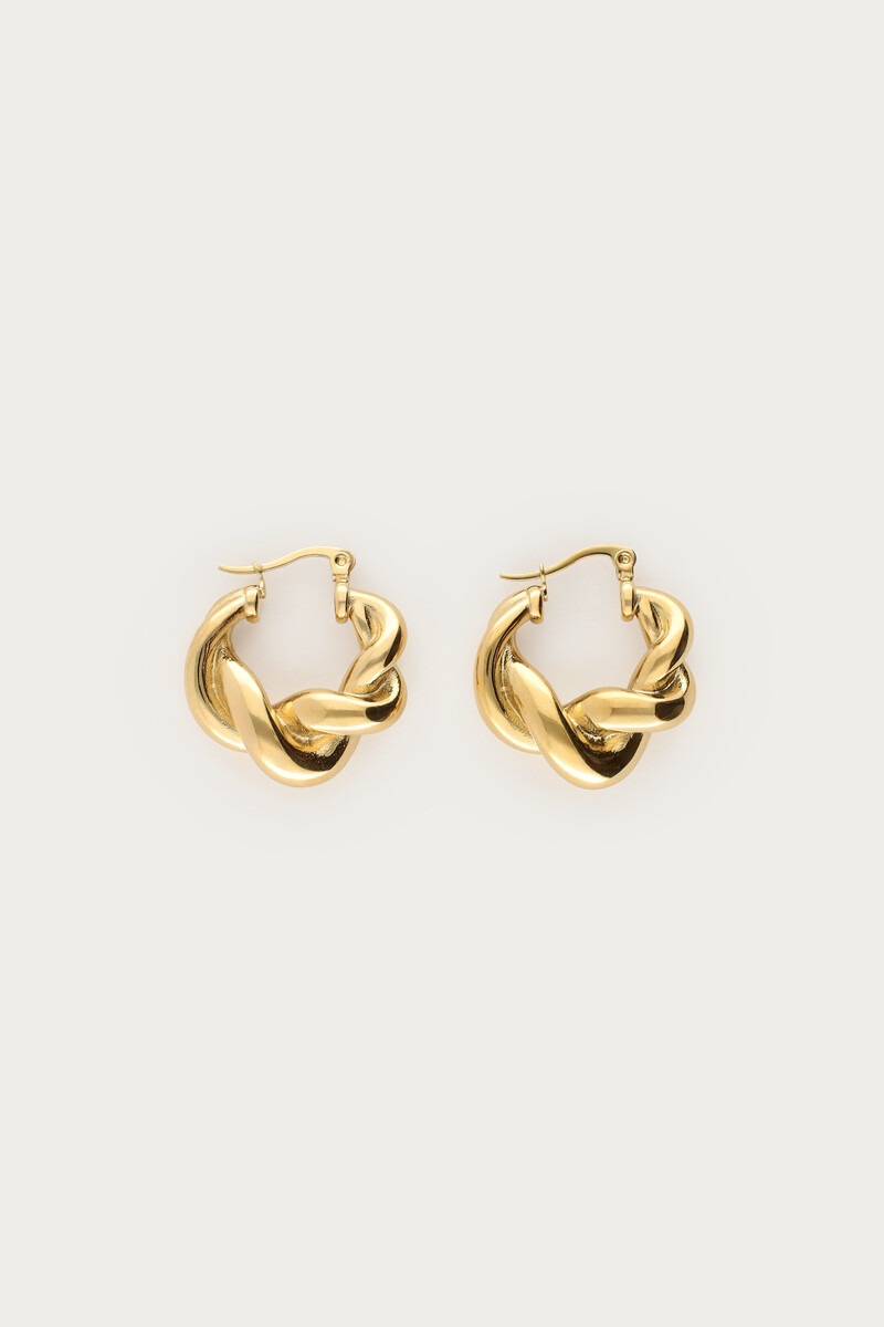 My Jewellery Iconic Ohrringe mit gedrehtem Muster gold
