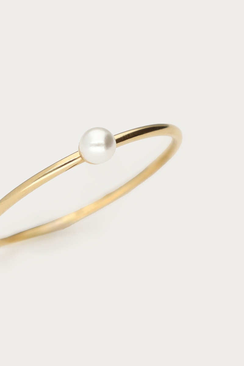 My Jewellery Minimalistischer Ring mit Kunstperlen