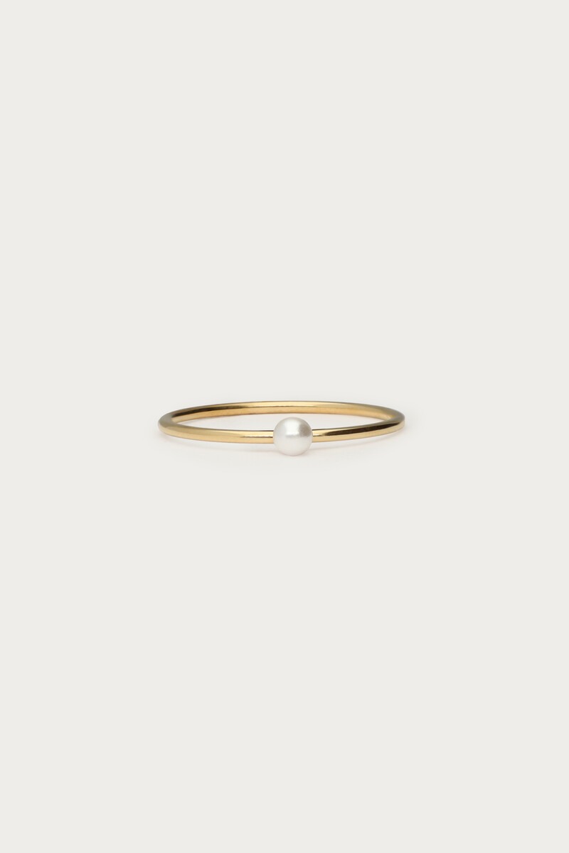 My Jewellery Minimalistischer Ring mit Kunstperlen
