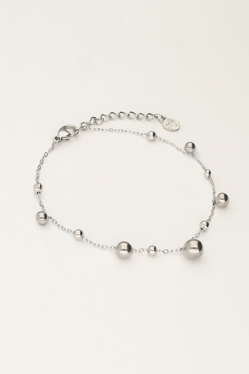 My Jewellery Armband mit Kugel-Anhängern silber