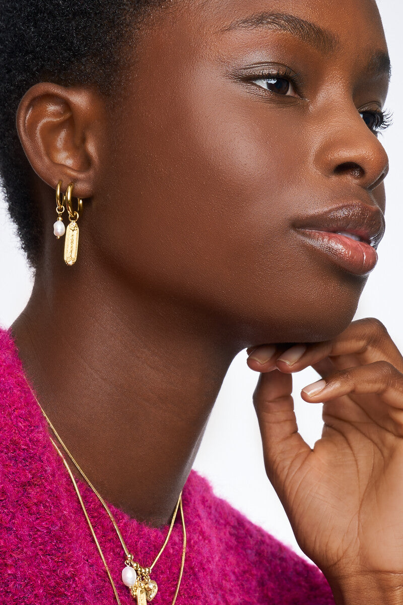 My Jewellery Mystic Creolen mit Süßwasserperle