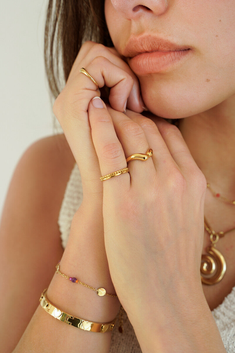 My Jewellery Ring mit offenem V gold