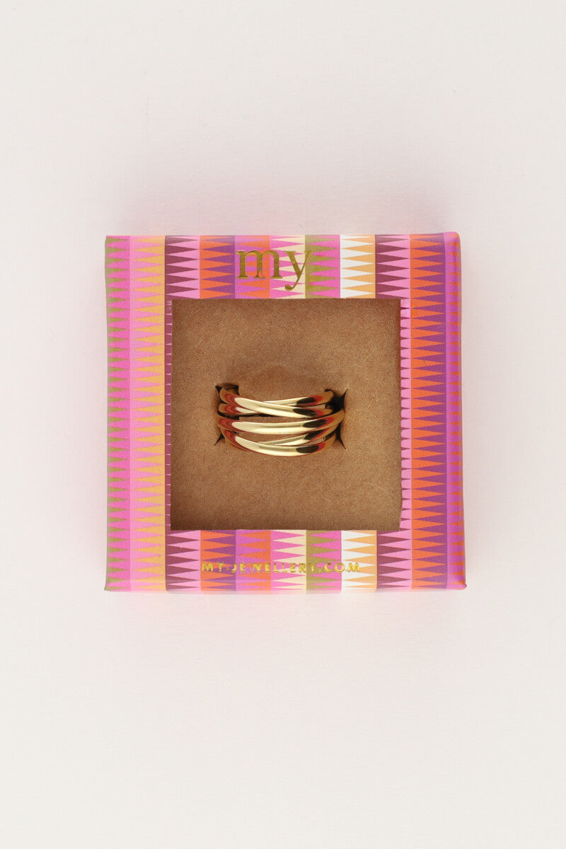 My Jewellery Tropical Ring mit gekreuzten Drähten