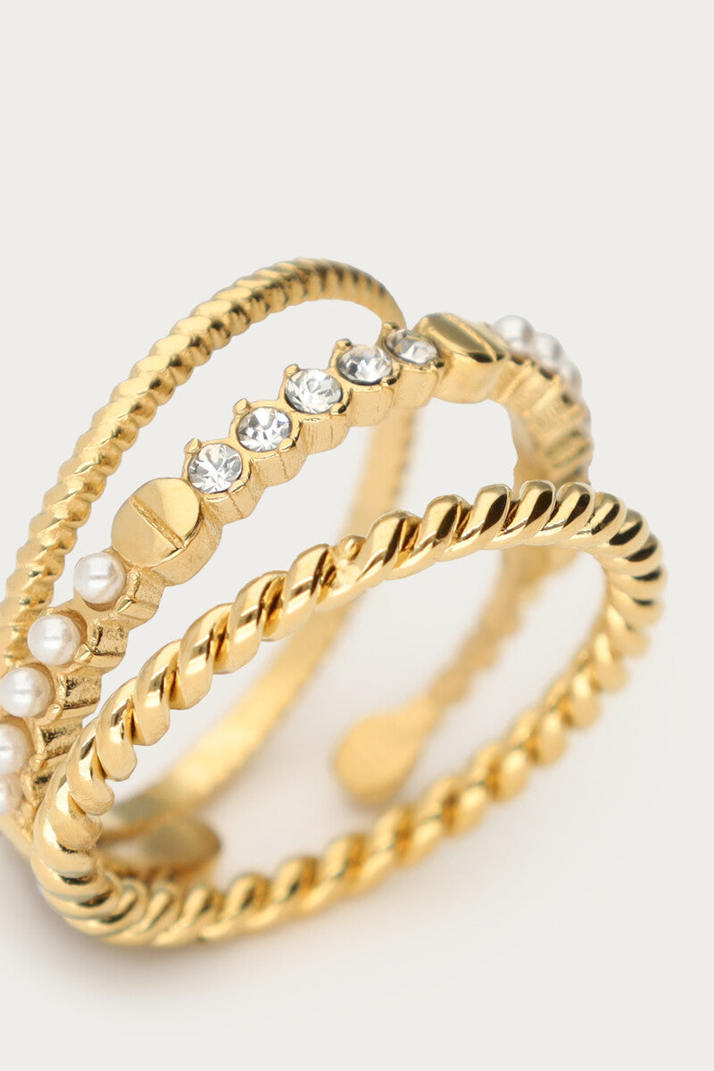 My Jewellery Ring Set mit Twist gold