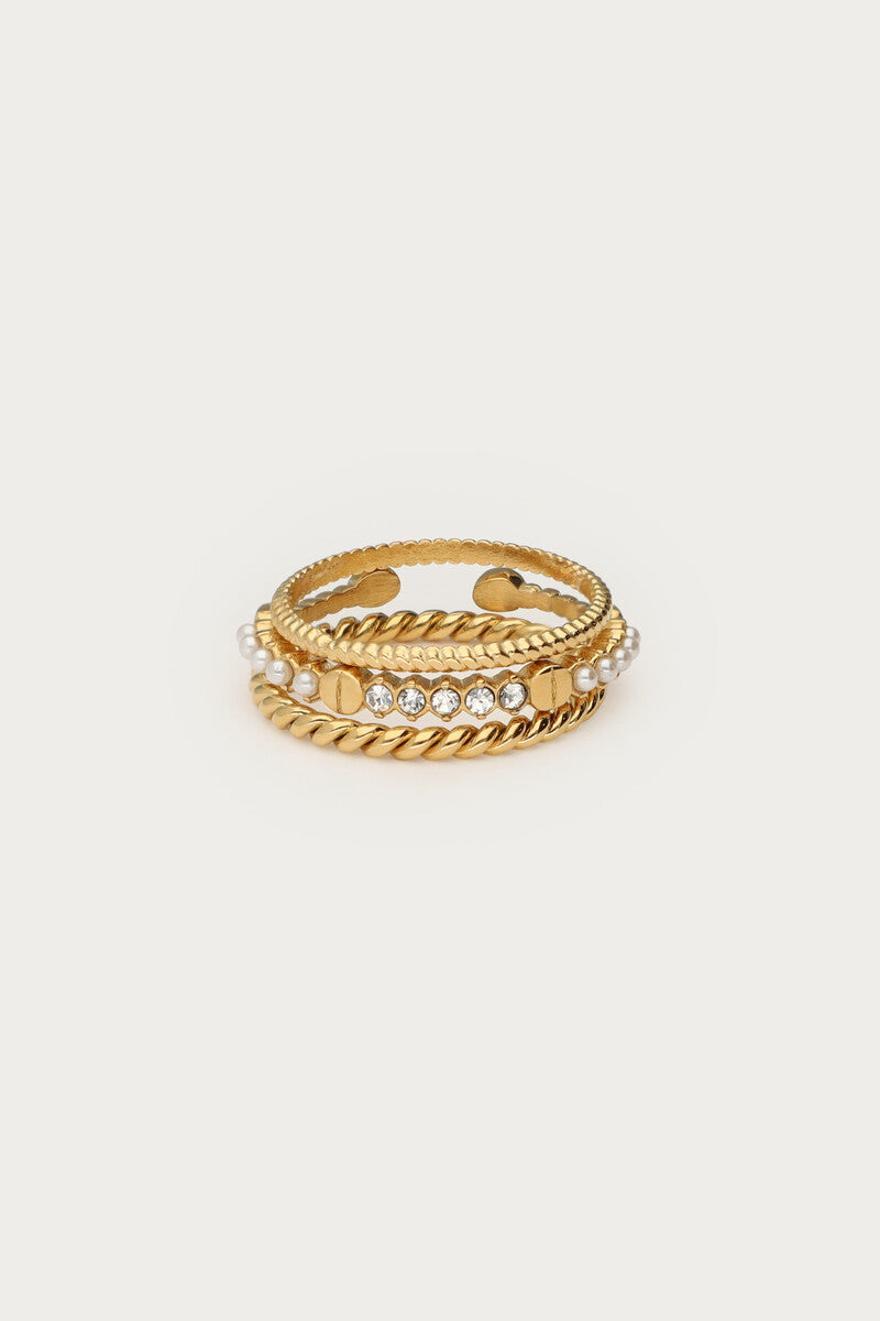 My Jewellery Ring Set mit Twist gold